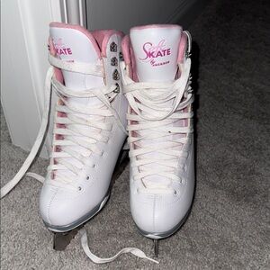 Soft Skate JACKSON Women's White and Pink Ice Skates